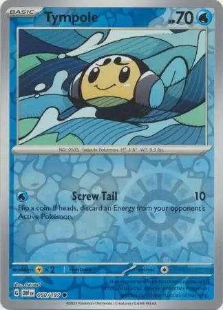 Obsidian Flames Tympole #50/197 reverse holo